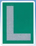 A Spanish new driver plate