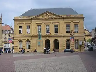 Example of work of Jacques-François Blondel, who redesigned and modernized the centre of Metz in the context of Enlightenment.