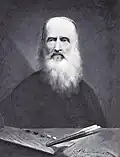 Self portrait, 1882 (black-and-white photo of coloured oil painting)