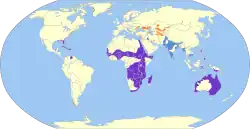 Map of range