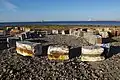Stone blocks from the lighthouse removed during renovation