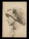 Galdi wearing a turban (c. 1895)