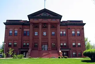 The Plymouth County Courthouse in Le Mars