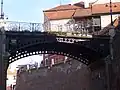 The bridge as seen from Strada Ocnei