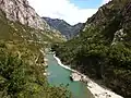 Morača river canyon
