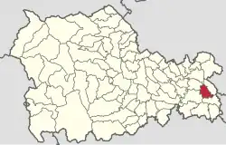 Location in Neamț County