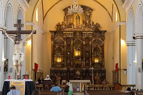 Main altarpiece in 2025