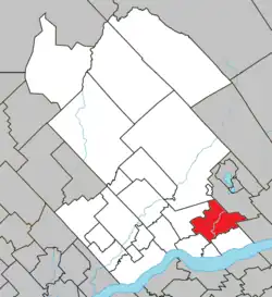Location within Portneuf RCM