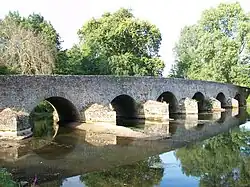 The Roman bridge of Yvré-l'Évêque