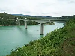The Pyle bridge in Coyron