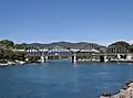 A TGV Duplex crossing the Siagne in the Alpes-Maritimes department