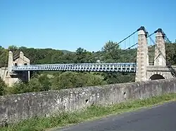 Suspension bridge of Margaix