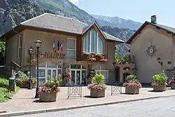 The town hall in Pontamafrey-Montpascal