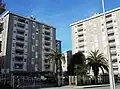 Rationalist buildings of the Ministry of Defence by the architect Xosé Bar Boo