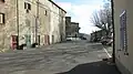Piazza Lazzaro Papi, the main village square