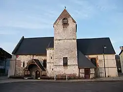 The church in Ponts-et-Marais