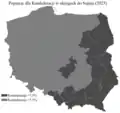 Support for the Confederation of Freedom and Independence