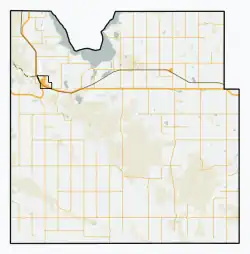 Rural Municipality of Poplar Valley No. 12 is located in Poplar Valley No. 12