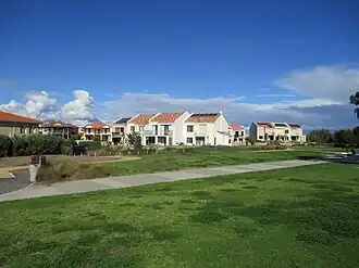 Houses near the beach