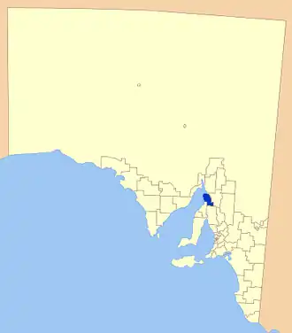Location of Port Pirie Regional Council
