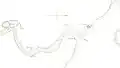Map of the Woosung River, showing the Chinese batteries