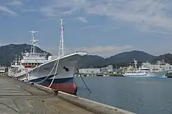A photo of Yaizu Port