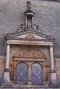 Entrance to the church
