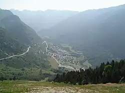 A view of Porté-Puymorens at the foot of Puig Carlit