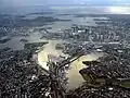View of Port Jackson and Sydney's CBD