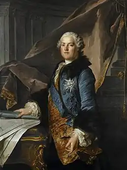 Portrait of the Marquis de Marigny by Louis Tocqué