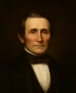 Painting of John Wesley Phillips, a white man, in formal dress