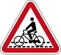 Cyclist crossing