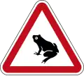 Frogs crossing