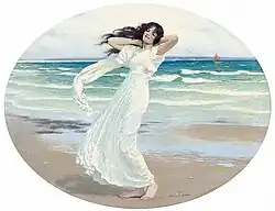 Poseidon's mistress on the shore