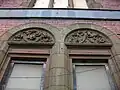 Stonework detailing Caledonian Railway ownership