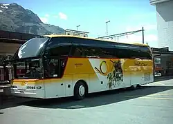 Image 5A postbus in St. Moritz (from Public transport bus service)