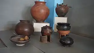 Pots in the museum
