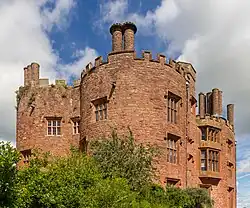 Detail of the drum towers