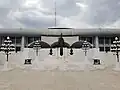 King Rama VII statue at Parliament House of Thailand