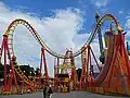 Boomerang roller coaster