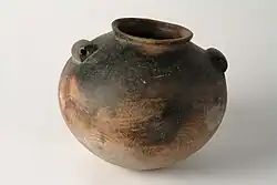Pre-dynastic Naqada cooking pot - scientific analysis has shown that this pot once contained a meat stew with honey
