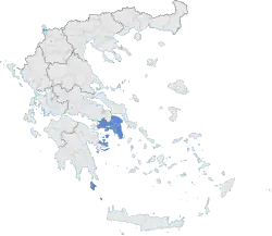 Location of Attica