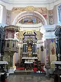 Arch and chancel of Saint Vitus' Church