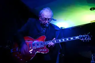 Taylor performing with the Pretty Things in 2013