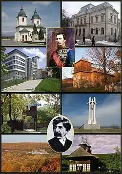Huși Cathedral, Negrești Town Hospital, Wooden Church "St. Nicholas" in Zăpodeni, Grăjdeni Monastery, Palace of Justice in Vaslui, Wooden Church in Popești, Monastery on "Movila lui Burcel", Wooden Church of Saint Nicholas in Pârvești, Alexandru Ioan Cuza, Alexandru Vlahuță