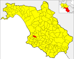 Prignano Cilento within the Province of Salerno