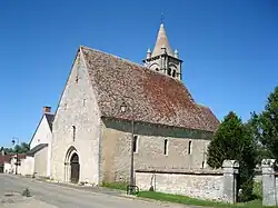 The church of Saint-Laurent, in Primelles