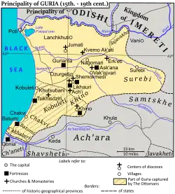 Location of Guria