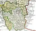 The Duchy of Teschen. 1746 map by Johann Homann