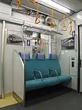 Priority seats with armrests